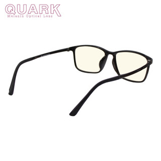 美国QUARK黑色素电脑防护平光眼镜防蓝光防紫外线3006c1