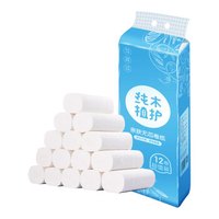 植护 无芯卷纸 4层840g*12卷  