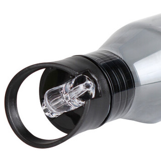 OAK 欧橡 OX-3003 塑料吸管杯子 黑色 720ml