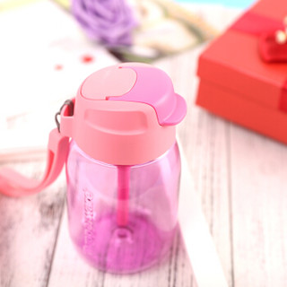 Tupperware 特百惠 塑料cc企鹅杯 粉色 350ml