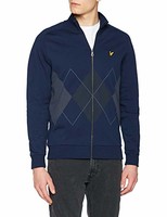 限尺码：Lyle & Scott 男士菱形拉链运动衫