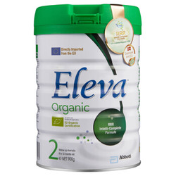 雅培(Abbott) Eleva菁挚(原菁智)有机婴幼儿配方奶粉 2段(6-12个月)900g/罐 丹麦原装进口