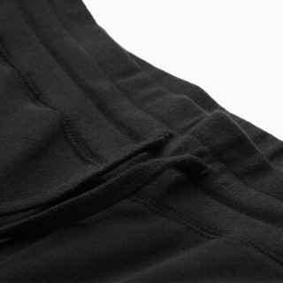 INTERIGHT 毛圈舒适 针织运动 女士休闲卫裤 黑色 XL