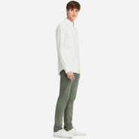优衣库 UNIQLO 414559 男装 牛津纺修身衬衫(长袖)