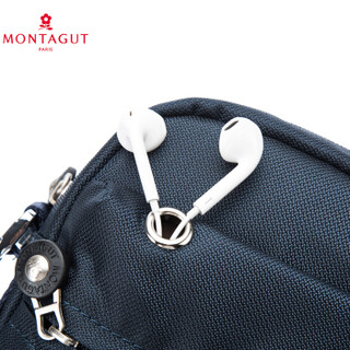 MONTAGUT 梦特娇 男 商务休闲单肩斜挎包 蓝色 R2253028041