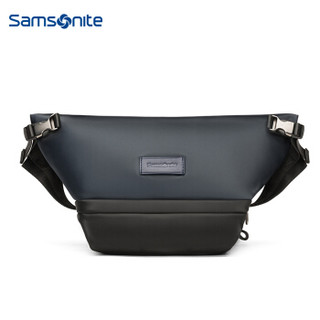 Samsonite 新秀丽 男 时尚休闲单肩斜跨包 黑色 TL6*61004