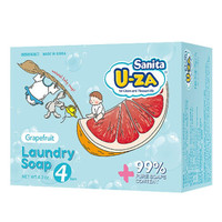 U-ZA 柚子味婴幼儿洗衣皂 (176g、盒装、柚子、四联装