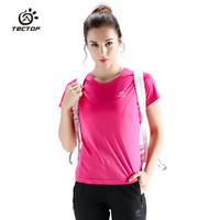 Tectop 探拓者 女款速干T恤 TS3044 女款玫红色 L