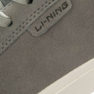 商品李宁li-ning alck079-1 运动生活系列男子经典休闲鞋 冷灰8c/雪白