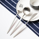 佳佰 西餐牛排刀叉勺子套装三件套 白银系列 CF1619 *7件