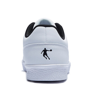 乔丹 男鞋滑板鞋男休闲鞋运动鞋韩版潮休闲板鞋 XM4580316 白色/黑色 44