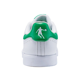 乔丹 女鞋板鞋百搭透气低帮时尚小白鞋 XM2670506 白色/苔藓绿 37.5