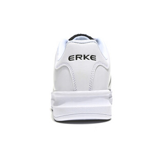 ERKE 鸿星尔克 52118301053 女士板鞋 (正白/正黑、36)