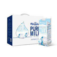 Flevomel 风车牧场 比利时进口 3.7g乳蛋白 脱脂高钙纯牛奶  1L*6盒  *3件