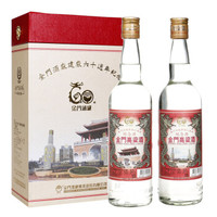 金门高粱 白酒 (礼盒装、清香型、53度、600ml*2瓶)