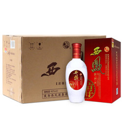 西凤酒 白酒 浓香型 醇和酒 42度 460ml*6瓶 整箱装 （2012-2013年产）