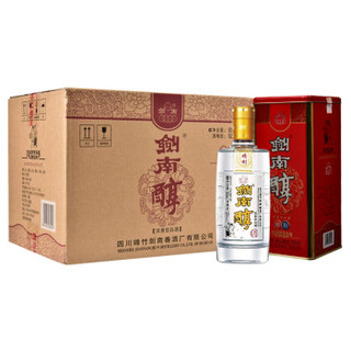 剑南春 剑南醇（精制） 52度 整箱装白酒 500ml*6瓶 口感浓香型