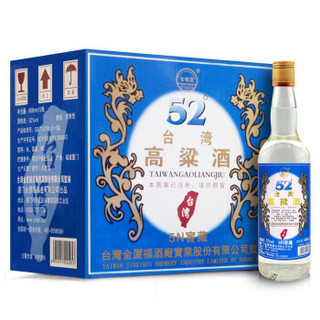 五缘湾 高度白酒 浓香型粮食酒 中国台湾高粱酒 五N窖藏 52度 600ml*12瓶 整箱装 *4件