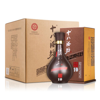 衡水老白干 十八酒坊 白酒 陶藏十 地缸发酵 老白干香型 38.8度 480ml*4瓶 整箱装（新老包装随机发货）