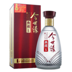 今世缘 白酒 典藏5 42度 500ml 醇厚型 送礼白酒 *2件