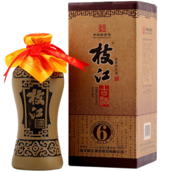 枝江 古酒6 白酒 (瓶装,浓香型,42度,500ml)