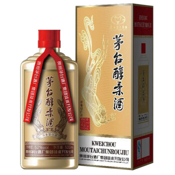 茅臺醇柔酒濃香型白酒52度500ml