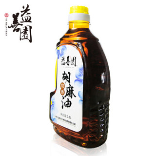 益善园胡麻籽油亚麻籽油热榨初榨纯香烙饼胡麻油1.8L内蒙特产月子油