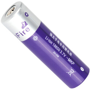 神火（supfire）紫电 新款带保护板18650电池充电 强光手电筒配件4.2V电压