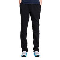 双星 Double Star 纯棉运动裤男长裤 吸汗透气春季纯色直筒休闲卫裤 DML0043A 黑色 XL
