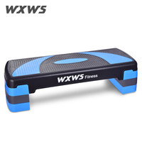 WXWS 我形我塑 健身踏板男女健身器材家用运动踏板有氧操减肥器拉筋板凳 78cm蓝黑色