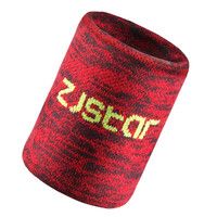 中极星ZJSTAR运动护腕 男女 篮球羽毛球护具 毛巾护手腕带跑步健身吸汗擦汗 提花红色