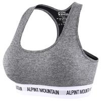 埃尔蒙特ALPINT MOUNTAIN运动内衣舒适运动背心健身跑步瑜伽运动内衣文胸 650-912 灰色 L