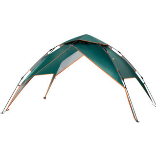 盛源（SHENGYUAN)户外帐篷 全自动帐篷户外防雨双层3-4人露营帐篷 墨绿色