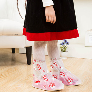 捷昇(JIESHENG) 儿童雨鞋套雨靴加厚平底男女童防滑雨鞋套 款式随机 XL码