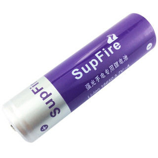 神火(supfire) AB2-S 18650强光手电筒专用充电锂电池 紫色3.7V带保护板电路保护芯片 高效稳定耐用 两节装