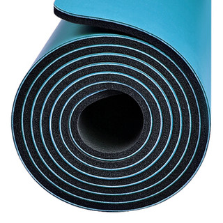 杰朴森（GEPSON）5MM天然橡胶 瑜伽垫男女健身垫专业加宽防滑瑜珈垫土豪垫 183cm*68cm墨蓝色心轮