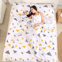 JAJALIN 加加林 旅行隔脏睡袋一次性床单被罩酒店美容院加厚单双人加宽120*210cm