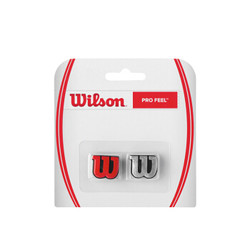 Wilson 威爾勝 網球配件專業網球避震器減震舒適兩只裝紅色/銀色WRZ537600