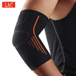 LAC 烙色 护肘运动男女篮球羽毛球网球健身加厚关节护腕升级款单只装L码