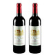 【需用券】萨尔城堡 法国进口 波尔多干红葡萄酒 750ml*2瓶