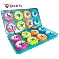 任鸟飞（Rbirdsfly） 主线组盒 彩色硅胶线轴多功能钓鱼线圈盒 鱼线子线盒 垂钓用品渔具配件 小16轴 RBF305