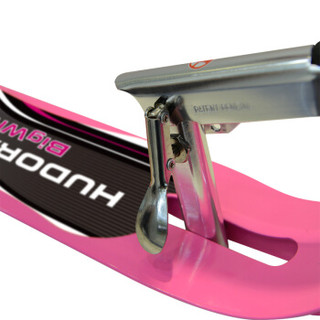 德国Hudora优多那儿童滑板车 三轮踏板车 小孩大童滑滑车一键折叠1280粉红