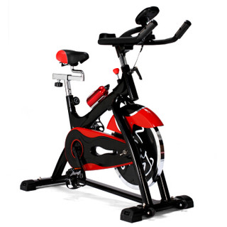 艾玛（EMMA）动感单车家用皮带室内静音健身车健身器材S2000炫酷黑经典款