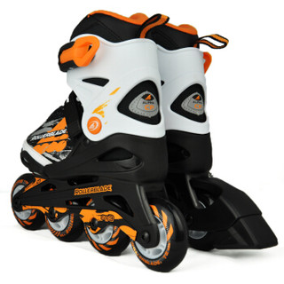 罗勒布雷德 Rollerblade溜冰鞋 儿童轮滑鞋可调可拆洗旱冰鞋 ALPHA 黑橙色L码