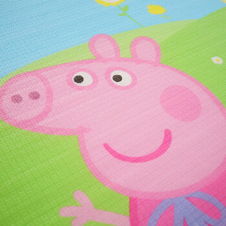 小猪佩奇 Peppa Pig 儿童爬行垫双面EPE整张垫环保地垫野餐垫防潮垫游戏垫200*180*1.0cm  数字城堡