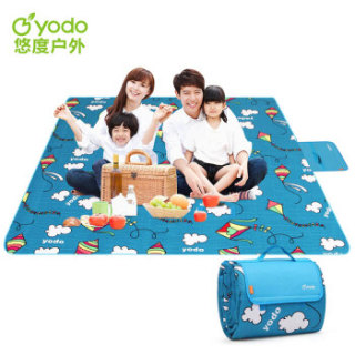 悠度 YODO 野餐垫户外野餐布加厚防潮垫防水帐篷垫子