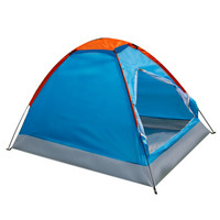 红色营地 帐篷户外2人双人家用野营野外加厚露营帐篷 春晓蓝色