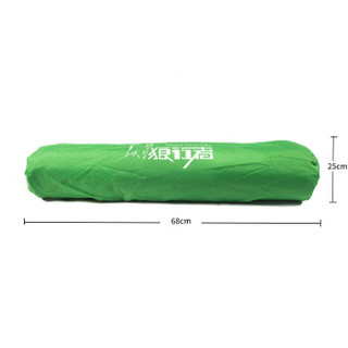 狼行者 户外双人加厚自动充气垫帐篷防潮垫加宽午休睡垫 LXZ-4029 绿色