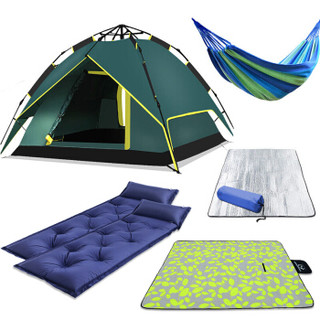 创悦 全自动帐篷3-5人户外帐篷免搭建露营帐篷帐篷套装