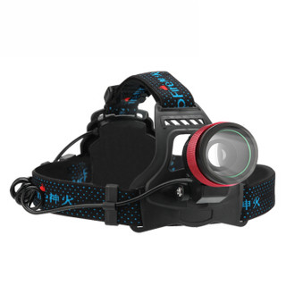 神火（supfire）HL01 强光变焦头灯 远射USB充电式钓鱼户外 矿灯头戴手电筒